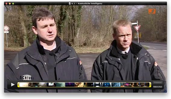 Trimmen des Save.TV-Films mit QuickTime Player