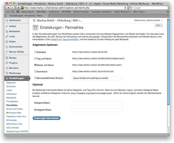 Permalinks optimieren für Suchmaschinen in WordPress Permalinks optimieren für Suchmaschinen in WordPress