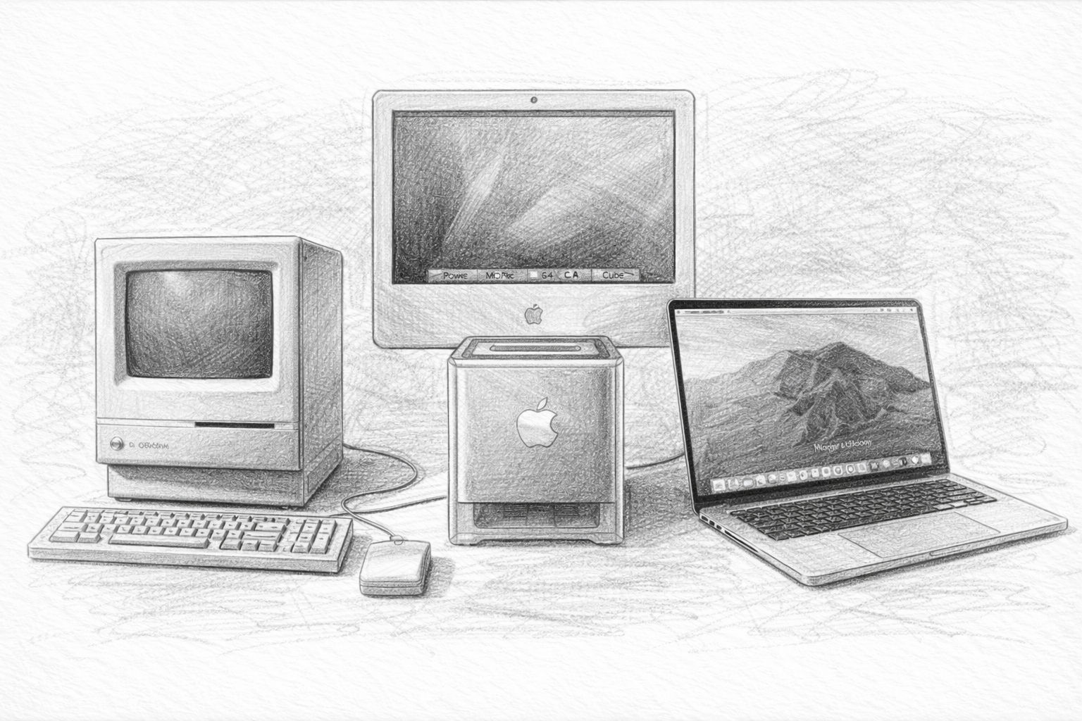 Evolution von Apple Computern