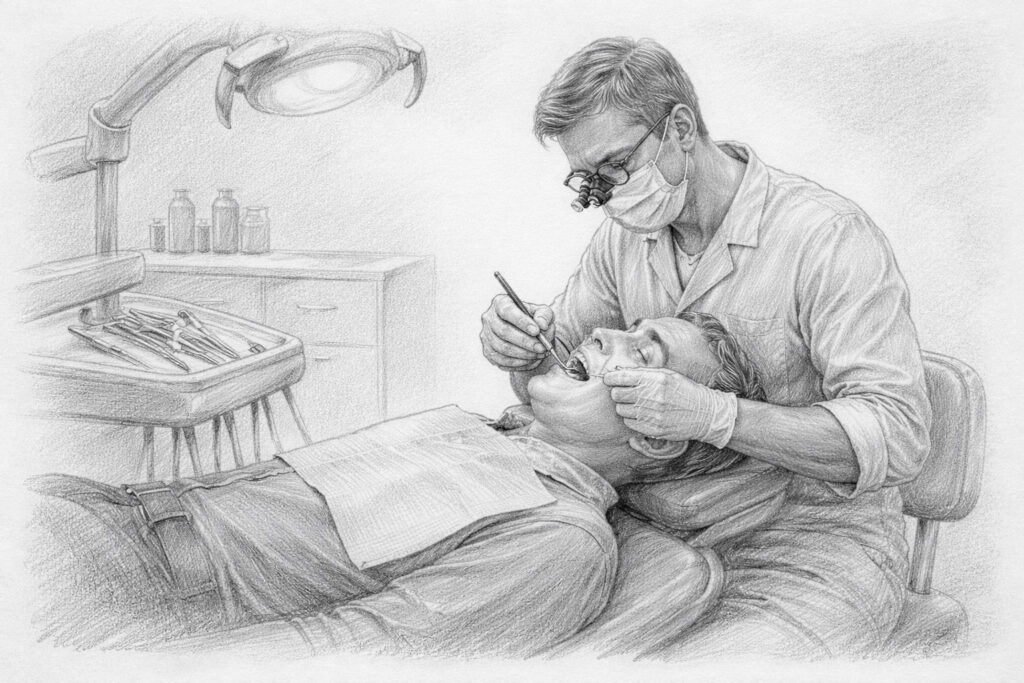 Kusurlu diş kaplaması ile diş hekimi randevusu