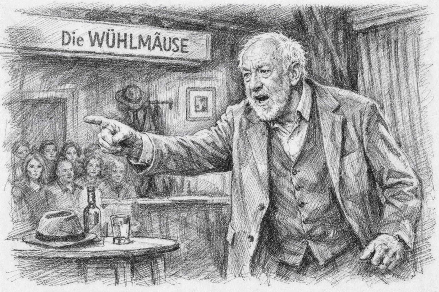 Dieter Hallervorden und die Wühlmäuse in Berlin