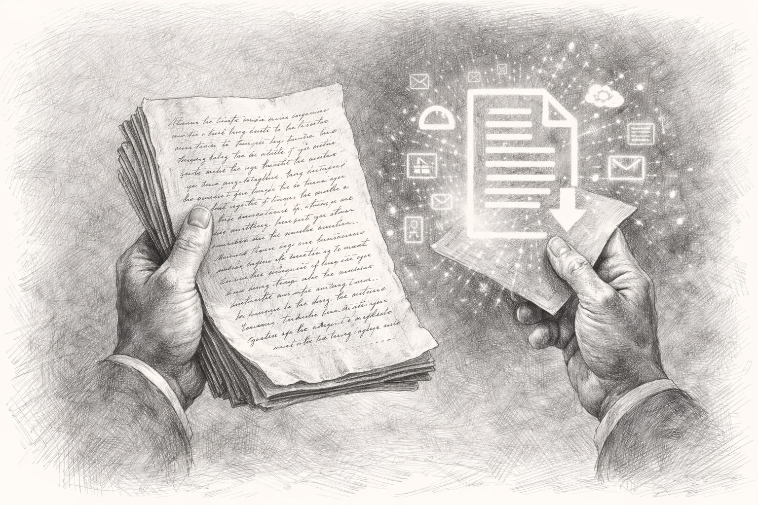 From manuscript to digital property