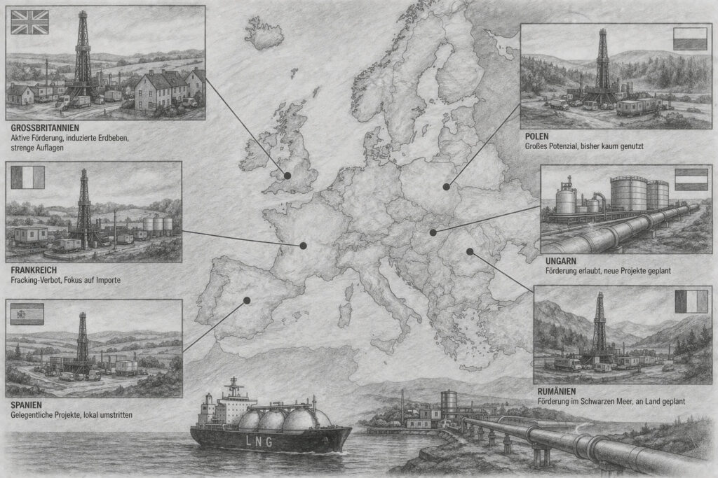 ГРП на природном газе и энергетическая политика - Европа