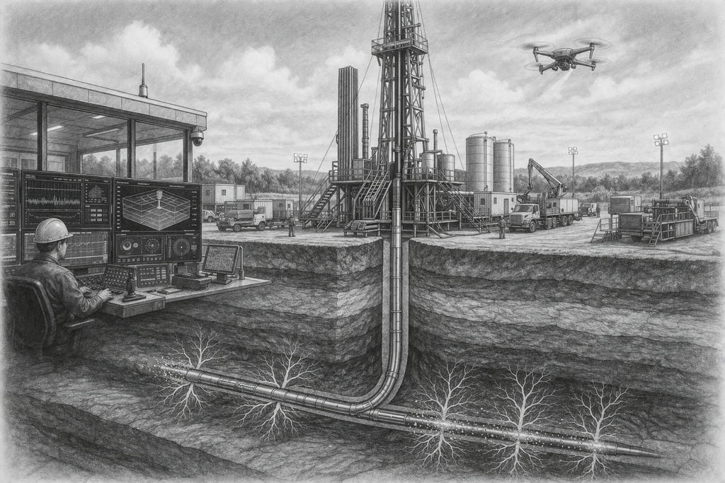 Natural gas fracking and energy policy - Modern technology