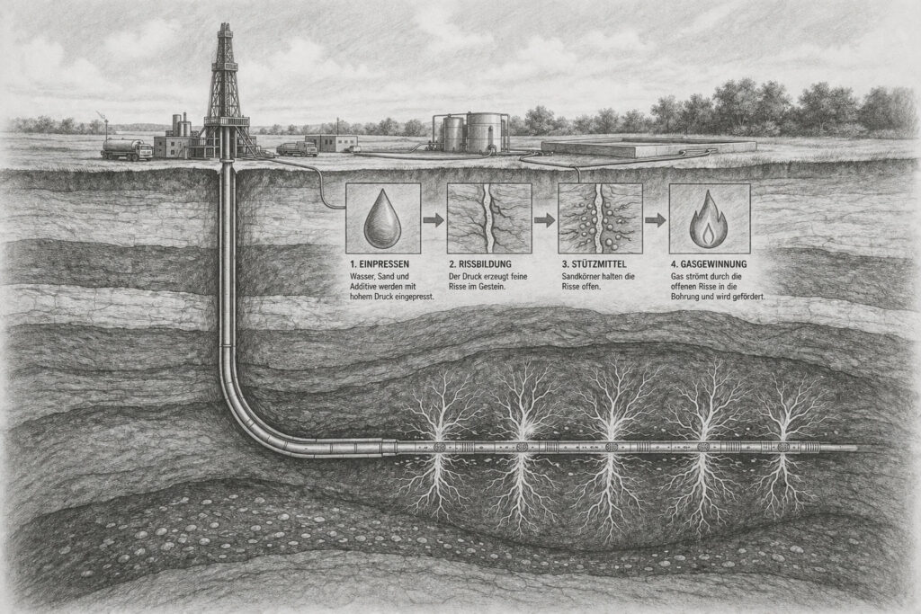 ГРП на природном газе и энергетическая политика - принцип