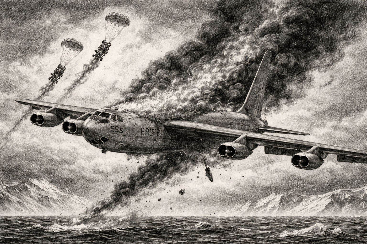 Havárie bombardéru B52 nad Grónskem