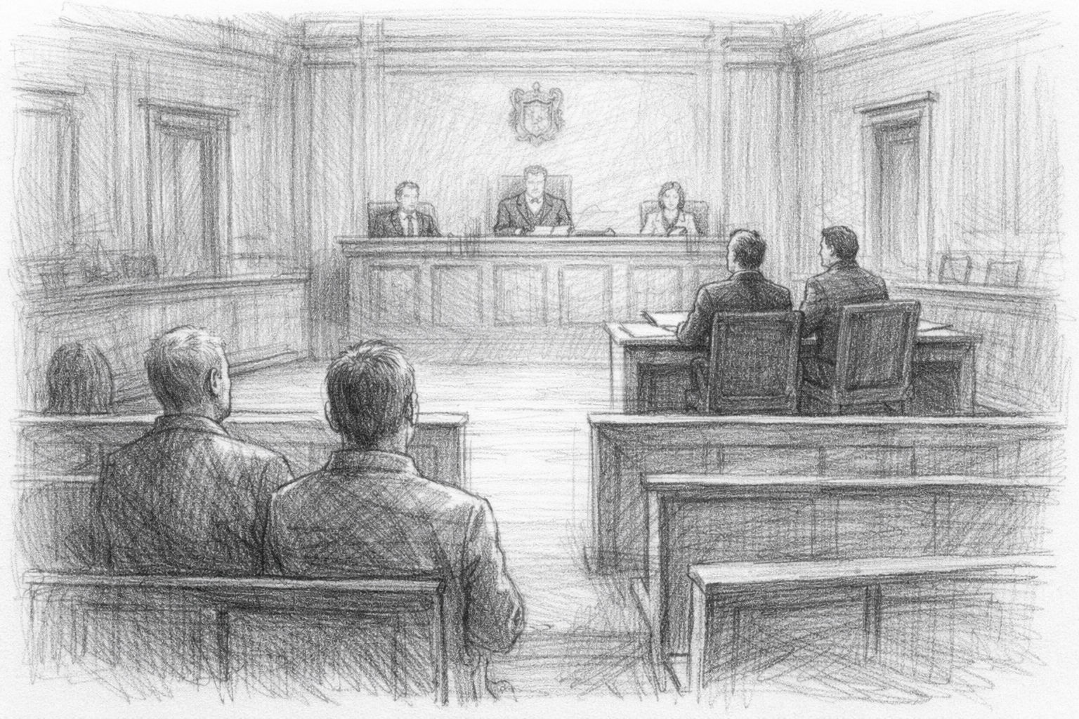 Rechtszitting in de arrondissementsrechtbank