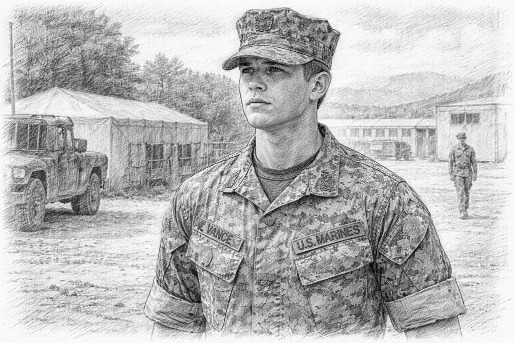 J. D. Vance bei den US Marines