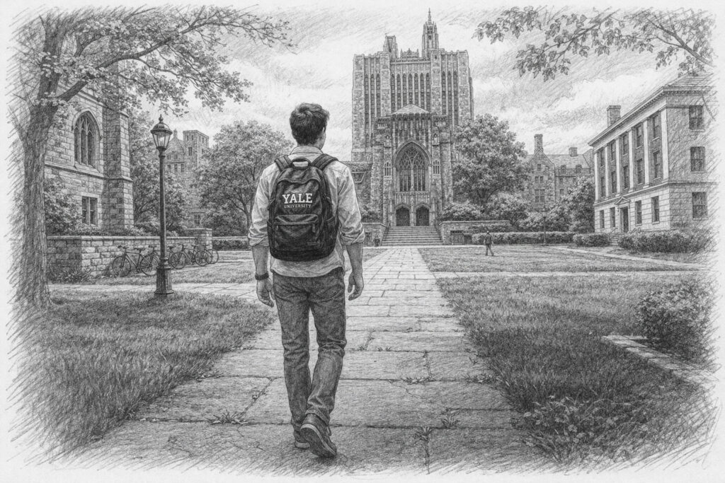 J. D. Vance beim Studium in Yale