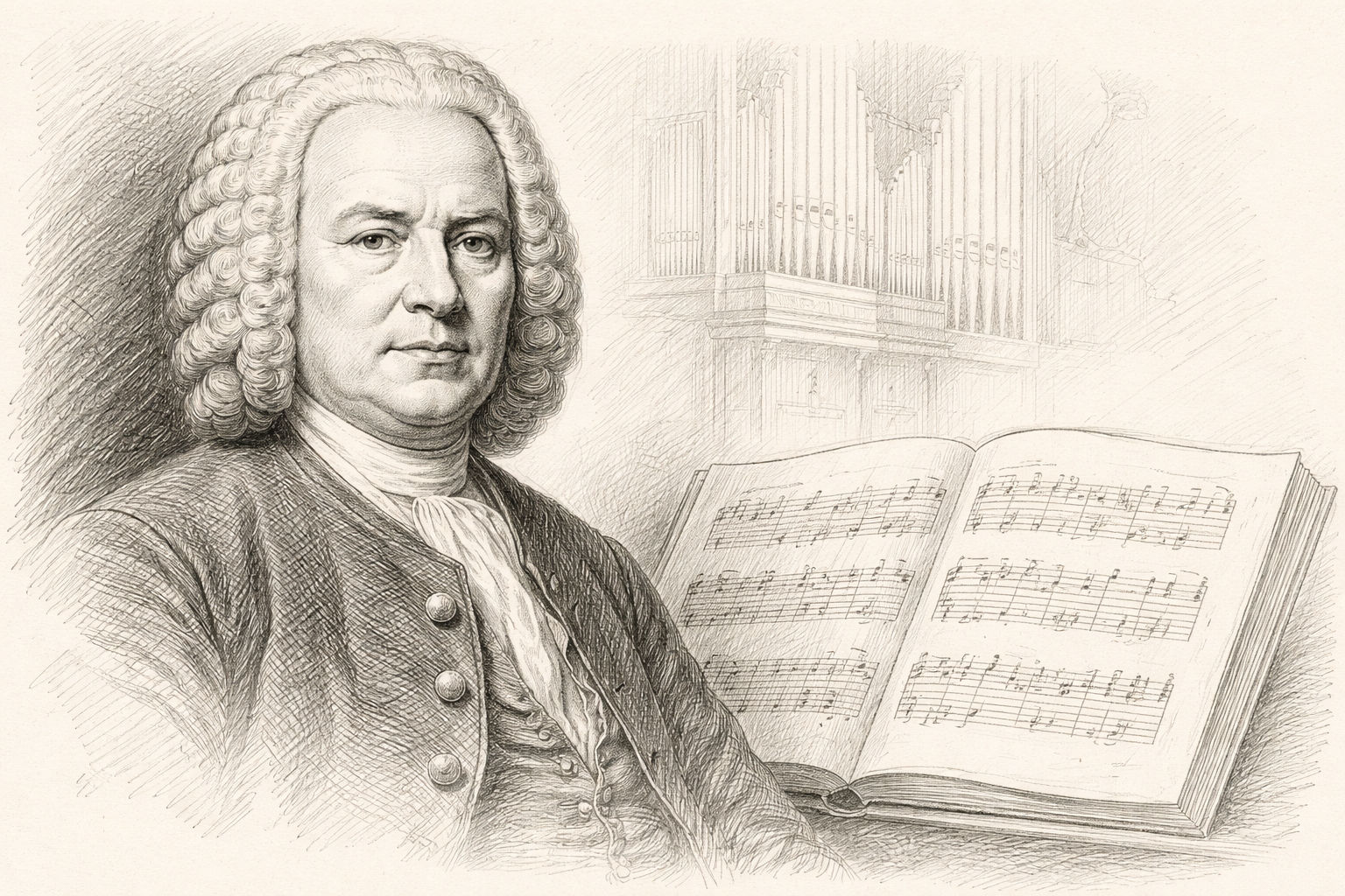 Johann Sebastian Bach Portrait