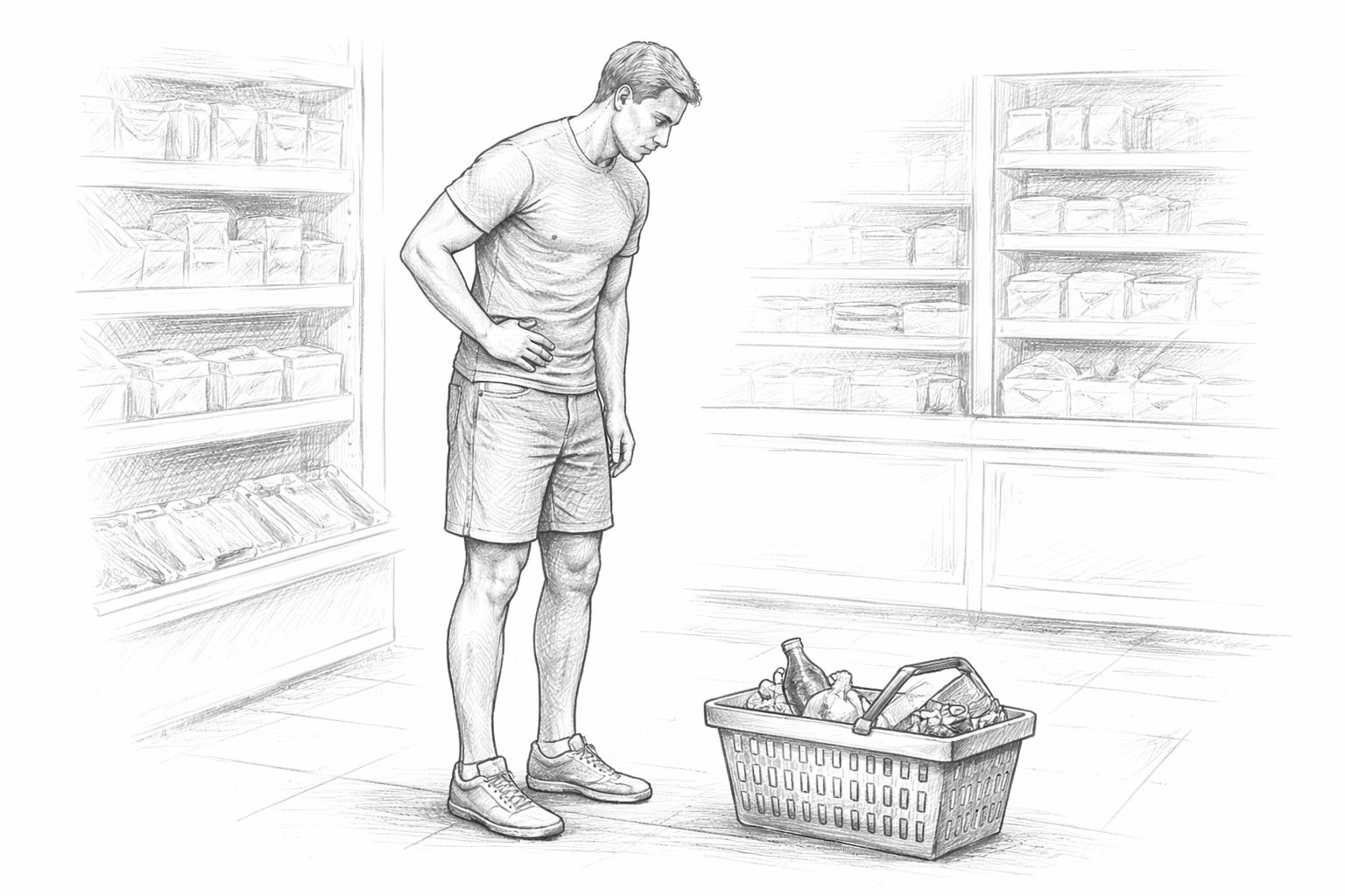 Gewicht tragen nach einer Leistenhernien-OP