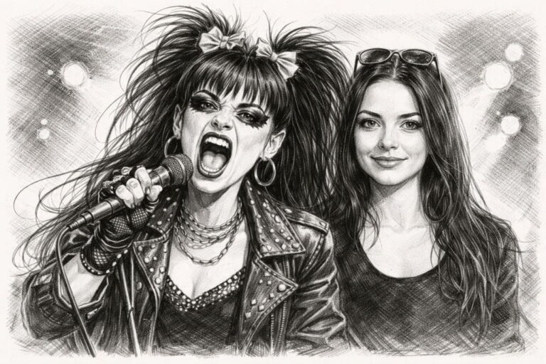 Retrato de Nina y Cosma Shiva Hagen