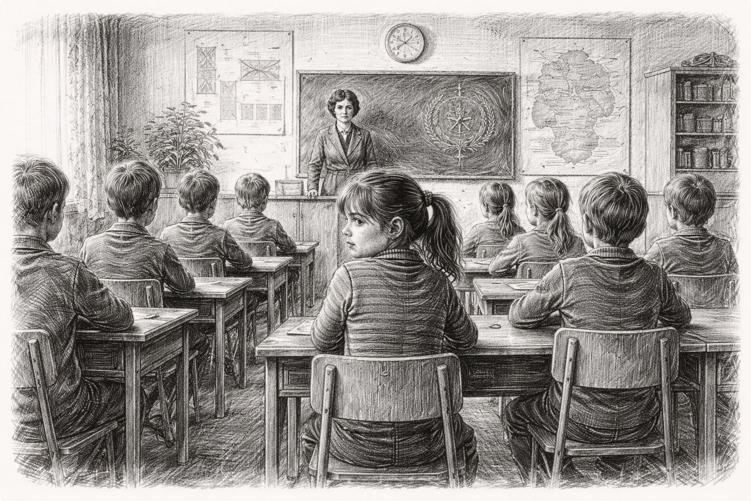 Nina Hagen in der Schule in der DDR