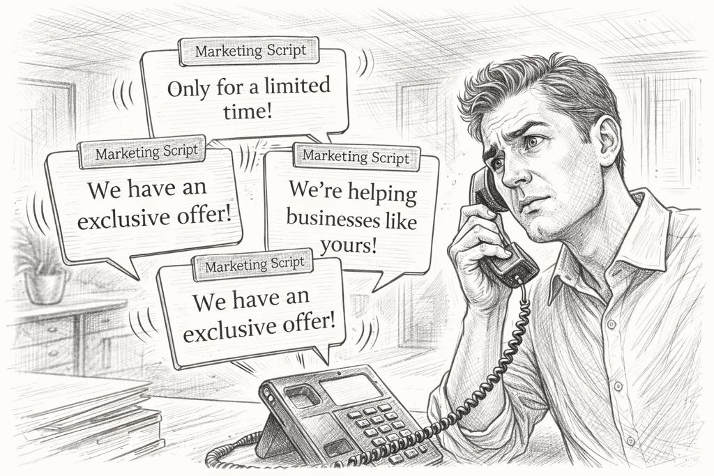 Telephone call with the AI