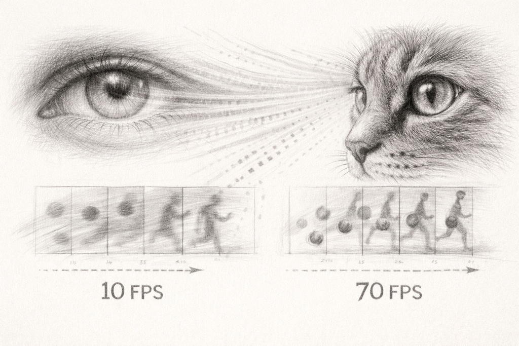 Resolución perceptiva de los gatos