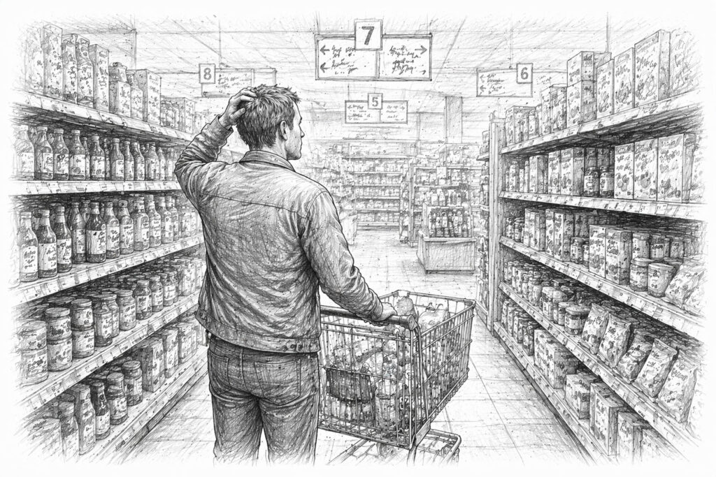 Procurar no supermercado