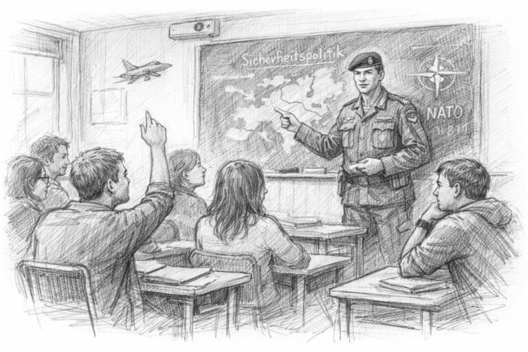 Scioperi scolastici sul servizio militare obbligatorio e la Bundeswehr nelle scuole