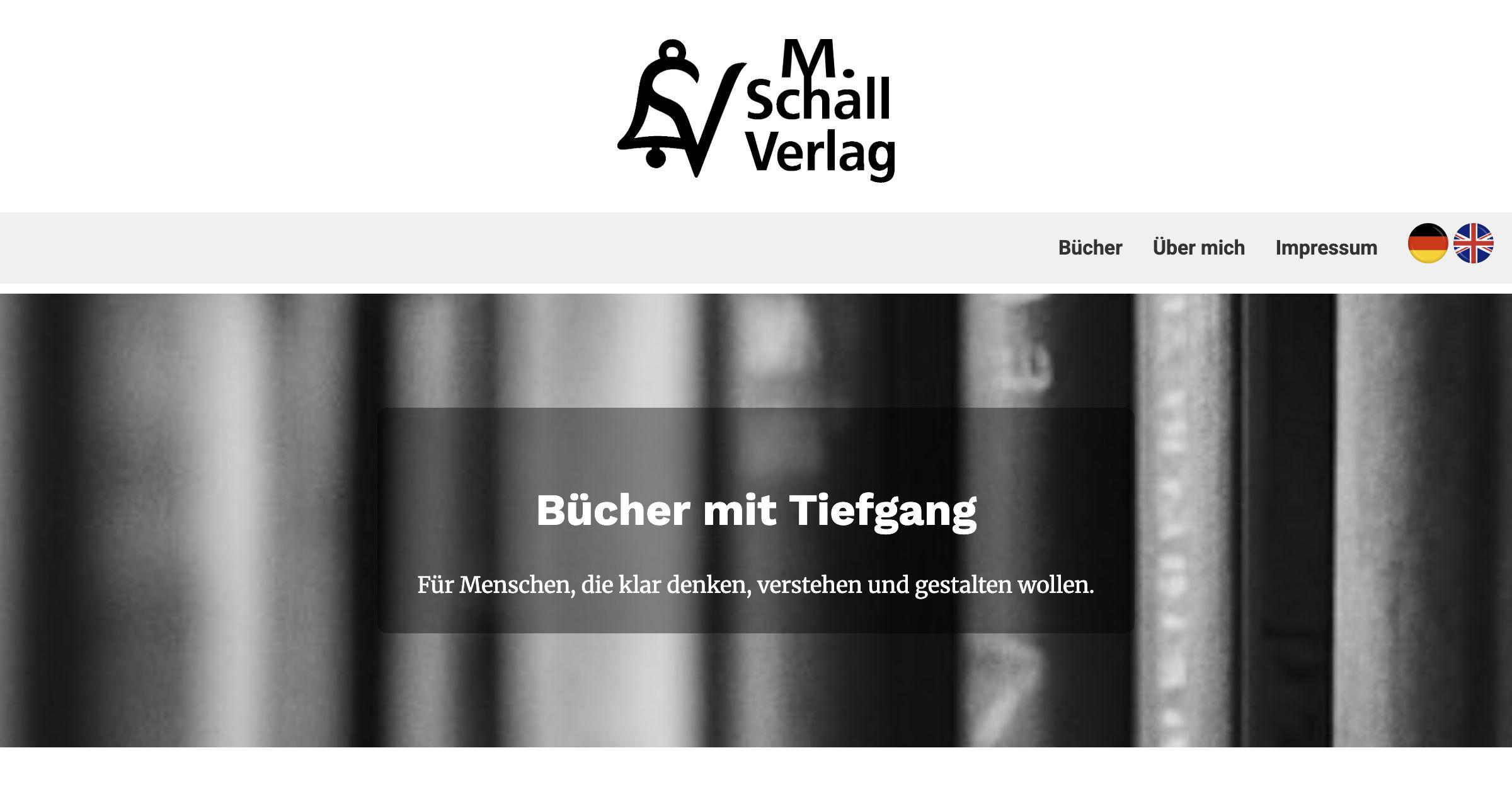 Schall Verlag - Bücher mit Substanz