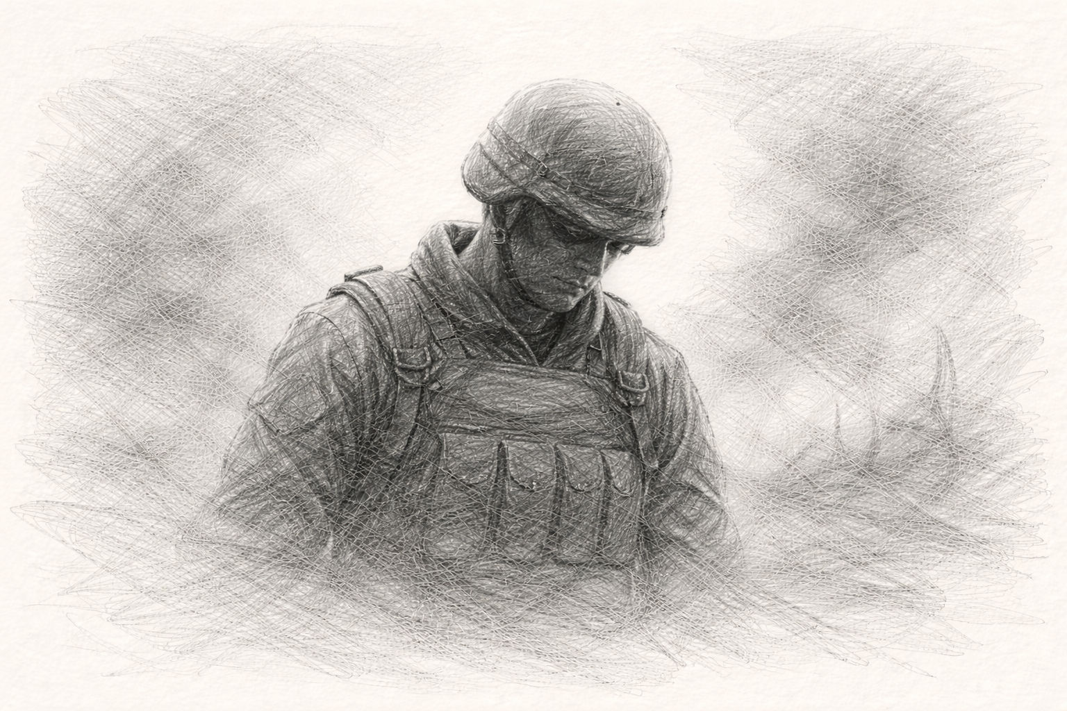 Soldier in the war effort